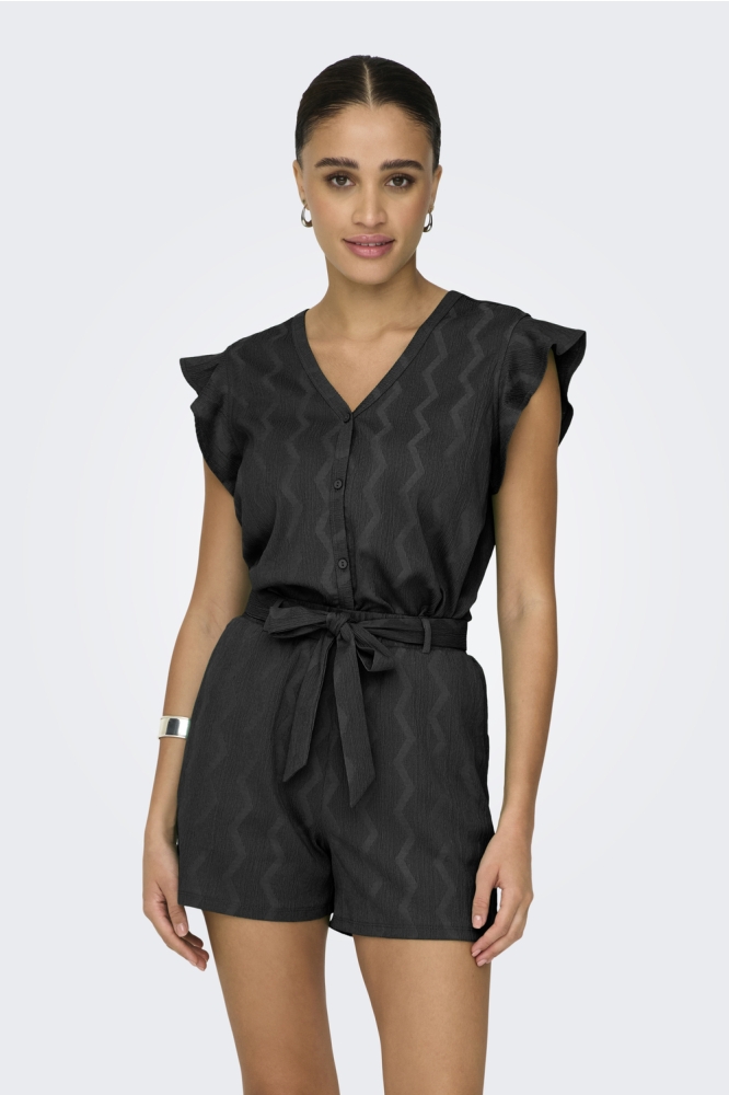 ONLDIA S/S V-NECK TOP CS CBO JRS 15357550 BLACK